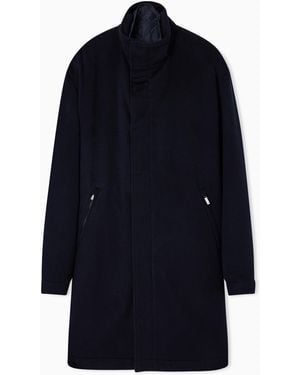 Emporio Armani 2-In-1 Full-Zip Coat - Blue