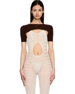 Isa Boulder Whispering Willow Bolero Top - Natural