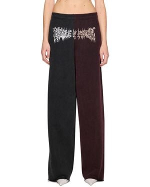 Vetements Cradle Of Filth Cut-Up Baggy Sweatpants - Black