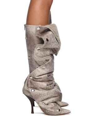 Y. Project Snap Boots - Gray