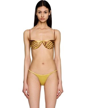 【関税込み】Isa Boulder グリーン Argyle & Forward ビキニ Green Argyle & Forward Bikini by Isa Boulder on Sale