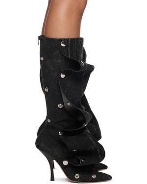 Y. Project Snap Boots - Black