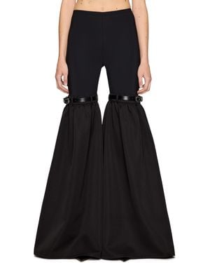 Coperni Hybrid Tailored Flare Pants - Black