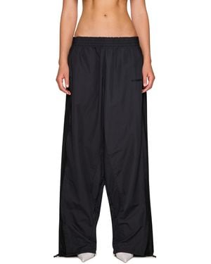Vetements 50/50 Mesh Panel Track Pants - Black