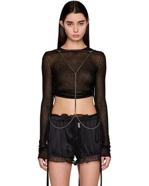 Ann Demeulemeester Hilu Body Chain - Black