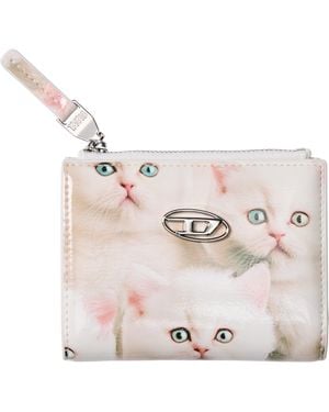 DIESEL Play Bi-Fold Zip Ii Wallet - Pink