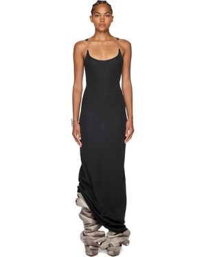 Y. Project Invisible Strap Dress - Black