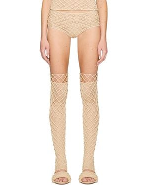 Isa Boulder Macramist Hot Pants - Natural