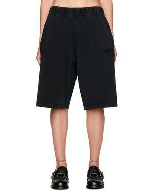 Martine Rose Logo Shorts - Black