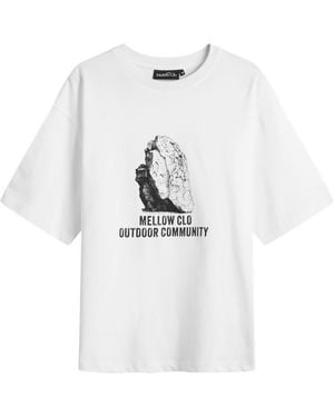 Mellow Clo Slab T-Shirt - White