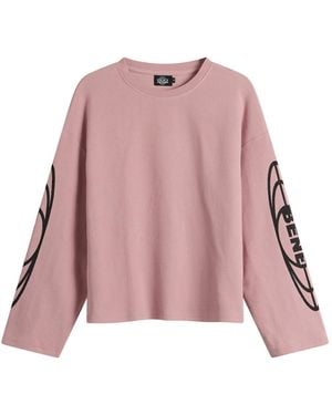 Bene Culture Worldwide Thermal Long Sleeve T-Shirt - Pink
