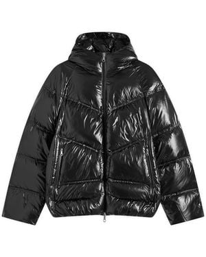 Cole Buxton Hooded Insulated Puffer Jacket - Black