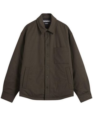 Jacquemus Cottton Wool Blend Bakers Shirt - Grey