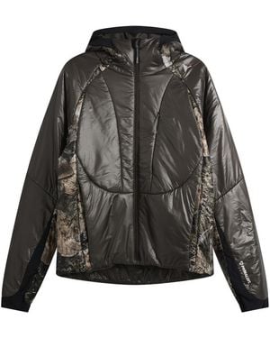 ROA Hima Primaloft Moth Print Insulated Synthetic Jacket - Black