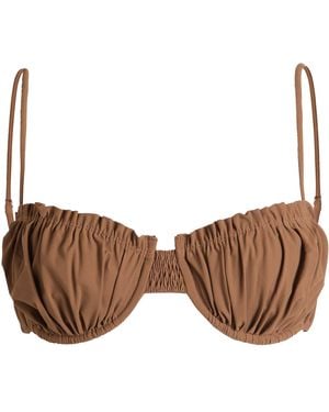 Faithfull the Brand Esterel Bikini Top - Brown