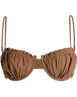 Faithfull the Brand Esterel Bikini Top - Brown