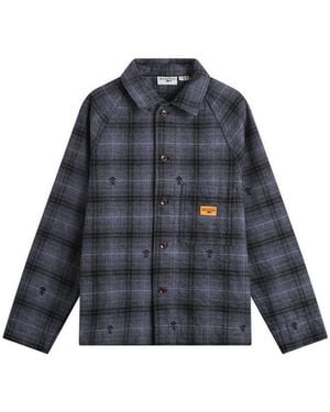 Service Works Thistle Plaid Foh Jacket - Blue