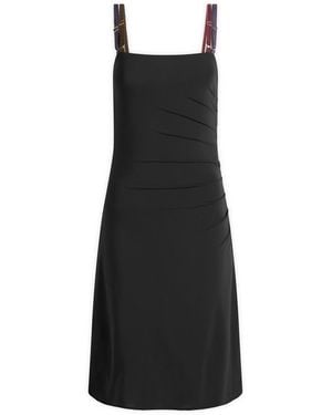 Fruity Booty Jersey Midi Dress - Black