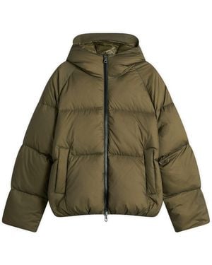 Cole Buxton Multicam Hooded Down Jacket - Green