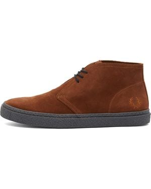 Fred Perry Hawley Suede Boot - Brown