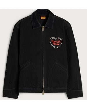 Human Made Zip Work Jacket - Black