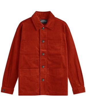 FRIZMWORKS Corduroy French Work Jacket - Red
