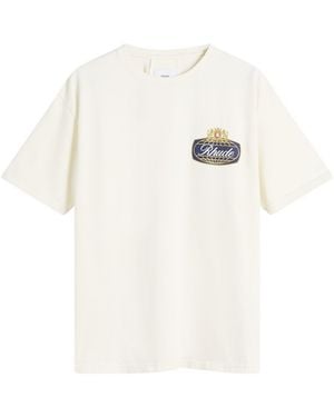 Rhude Safari Crest T-Shirt - White