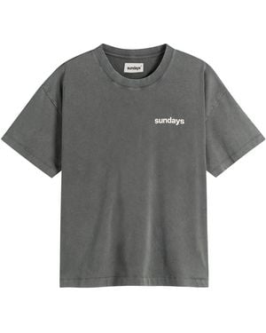 Sundays S T-Shirt - Grey