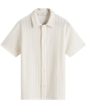 DUNST Crochet Shirt - White