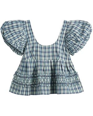 Damson Madder Summer Joy Blouse - Blue