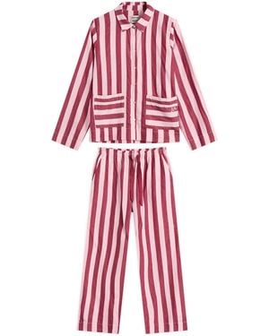 Damson Madder Florie Pj Set - Red