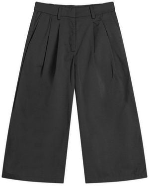Stel Pleated Wide Leg Culottes - Grey