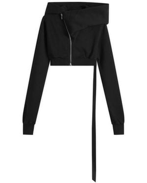Rick Owens Micro Mountain Hoodie - Black