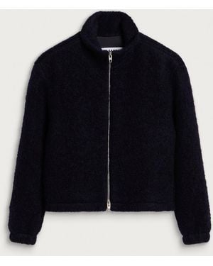 Jil Sander Zip Up Sweatshirt - Blue