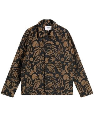 Wax London Iggy Chenille Jacquard Jacket - Green