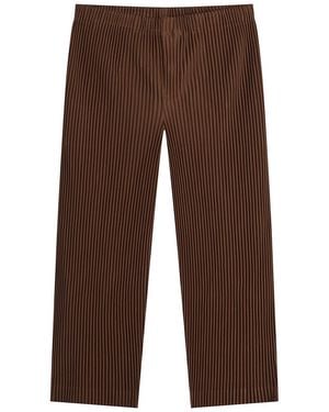 Homme Plissé Issey Miyake Pleat Pant - Brown