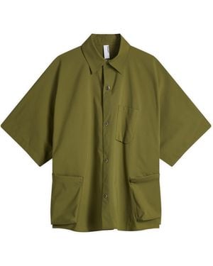 Poliquant Multiple Pockets Short Sleeve Shirt - Green