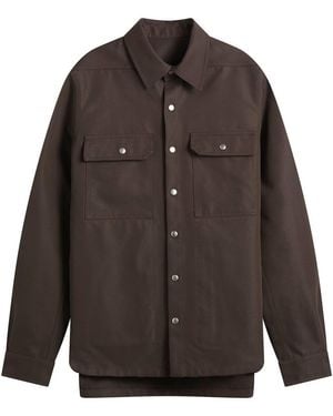 Rick Owens Outershirt Jacket - Brown
