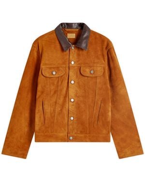 Nudie Jeans Danny Suede Jacket - Brown