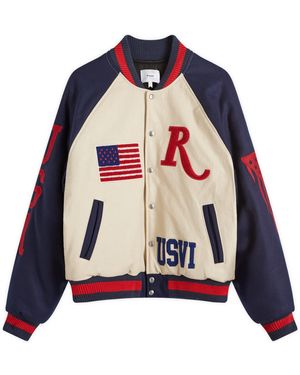 Rhude St. Croix Varsity Jacket - Red