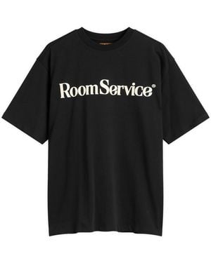 Late Checkout Room Service T-Shirt - Black