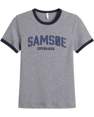 Samsøe & Samsøe Sabond T-Shirt - Grey