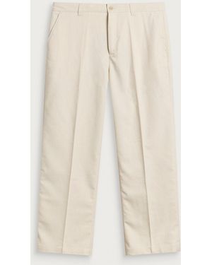 Les Deux Brushed Twill Tailored Pants - White