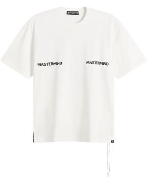 MASTERMIND WORLD Stamped Shorts Sleeve T-Shirt - White