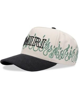 Amiri Flames Baseball Cap - White