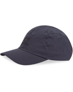 C.P. Company Plain Paper Touch Logo Cap - Blue