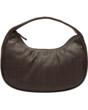 St. Agni Woven Large Bon Bon Bag - Brown
