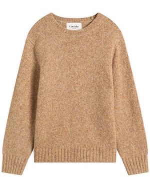 Corridor NYC Alpaca Crewneck - Brown