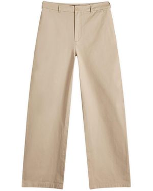 Acne Studios Wide Leg Pants - Natural