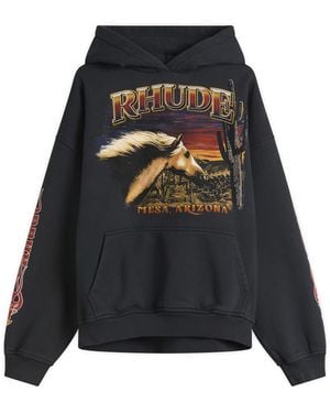 Rhude Mesa Stallion Hoodie - Black
